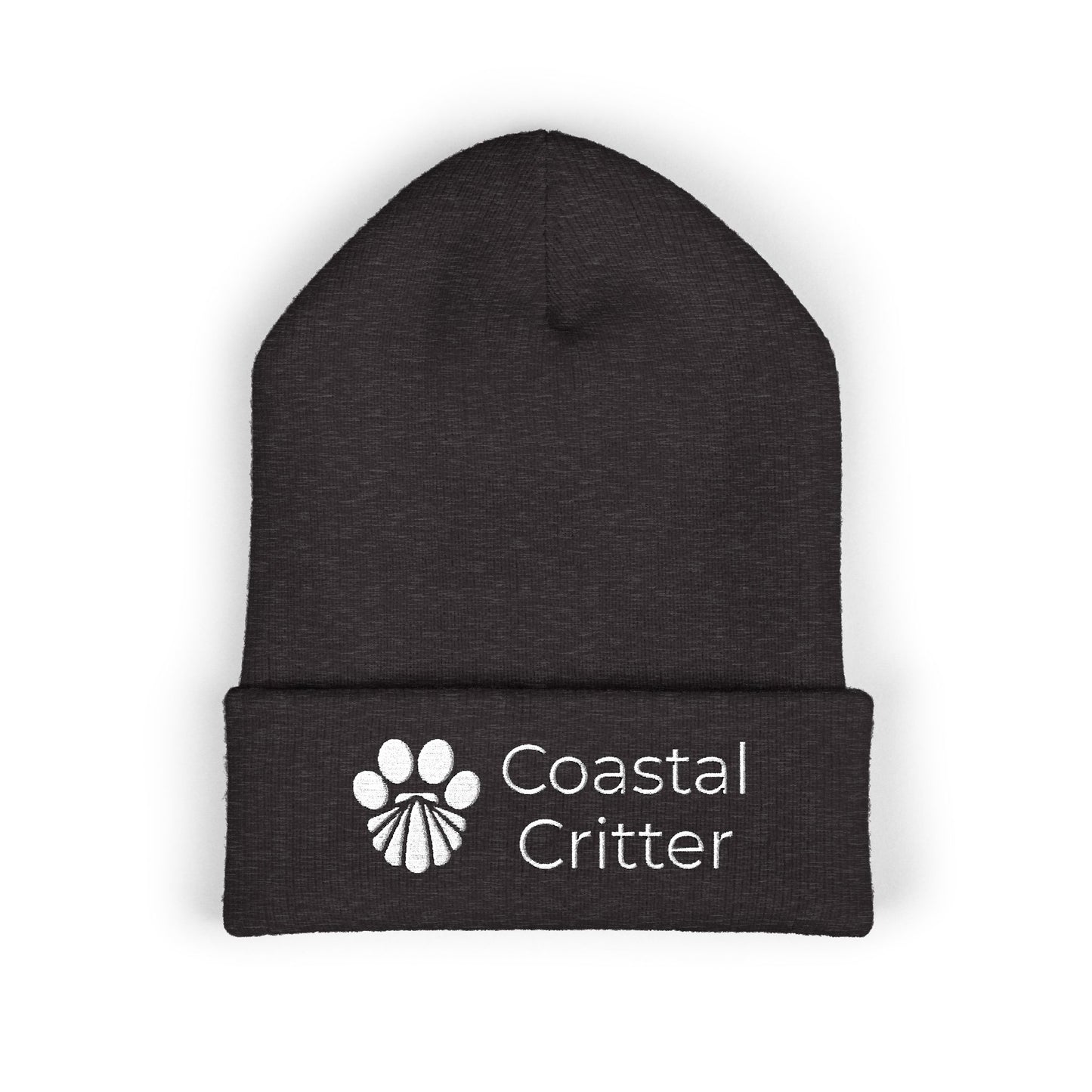 Coastal Critter Classic Cuffed Embroidered Beanie