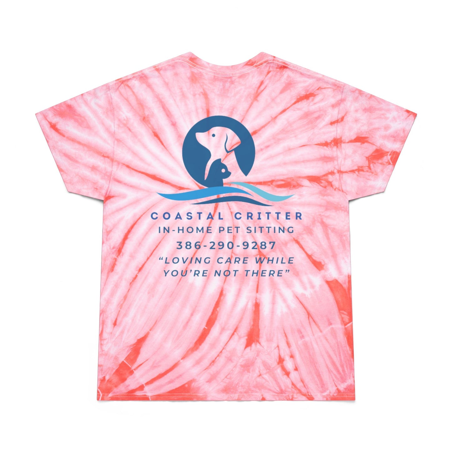 Coastal Critter Tie-Dye Tee, Cyclone Unisex