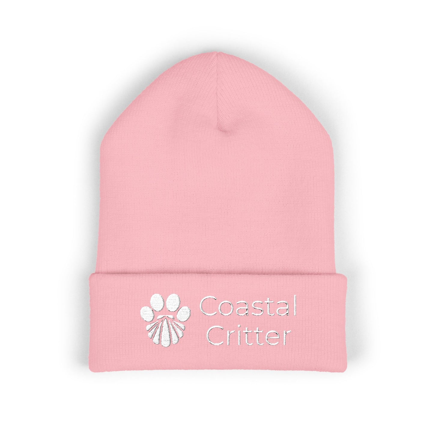 Coastal Critter Classic Cuffed Embroidered Beanie