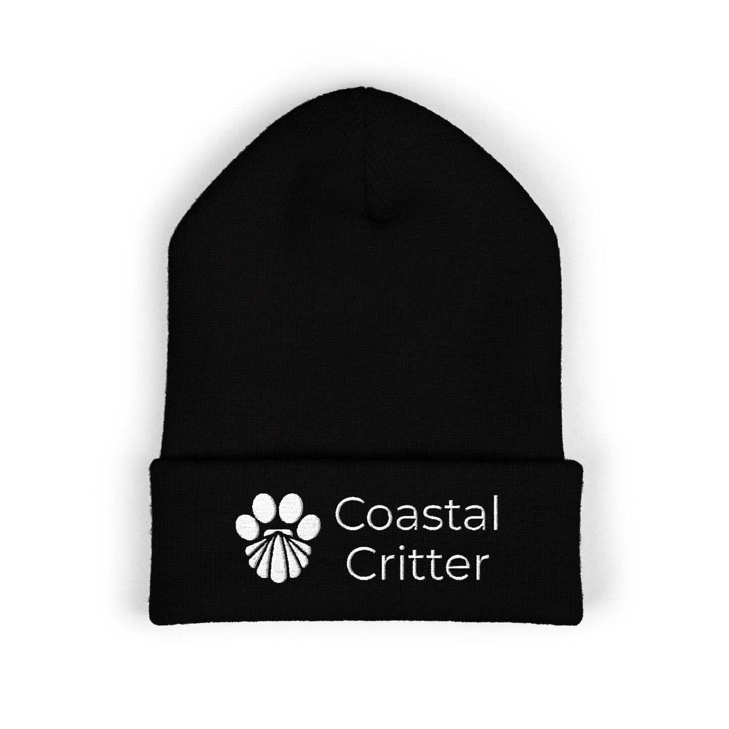 Coastal Critter Classic Cuffed Embroidered Beanie