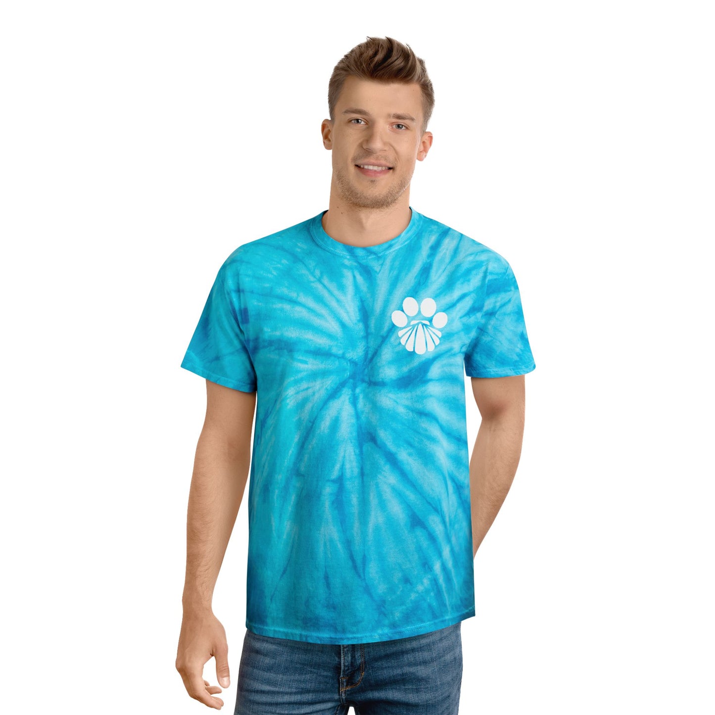 Coastal Critter Tie-Dye Tee, Cyclone Unisex