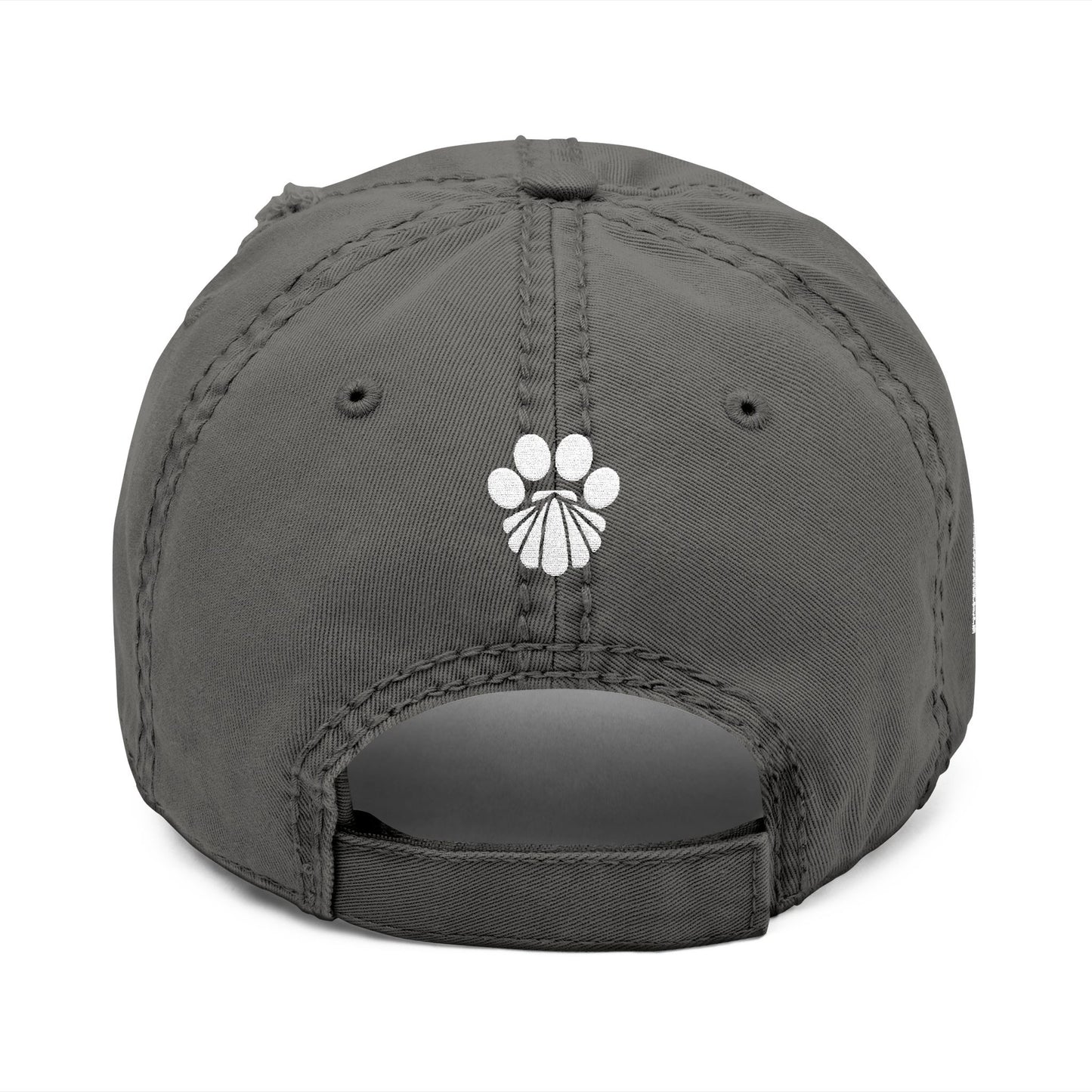Coastal Critter Distressed Dad Hat, Embroidered