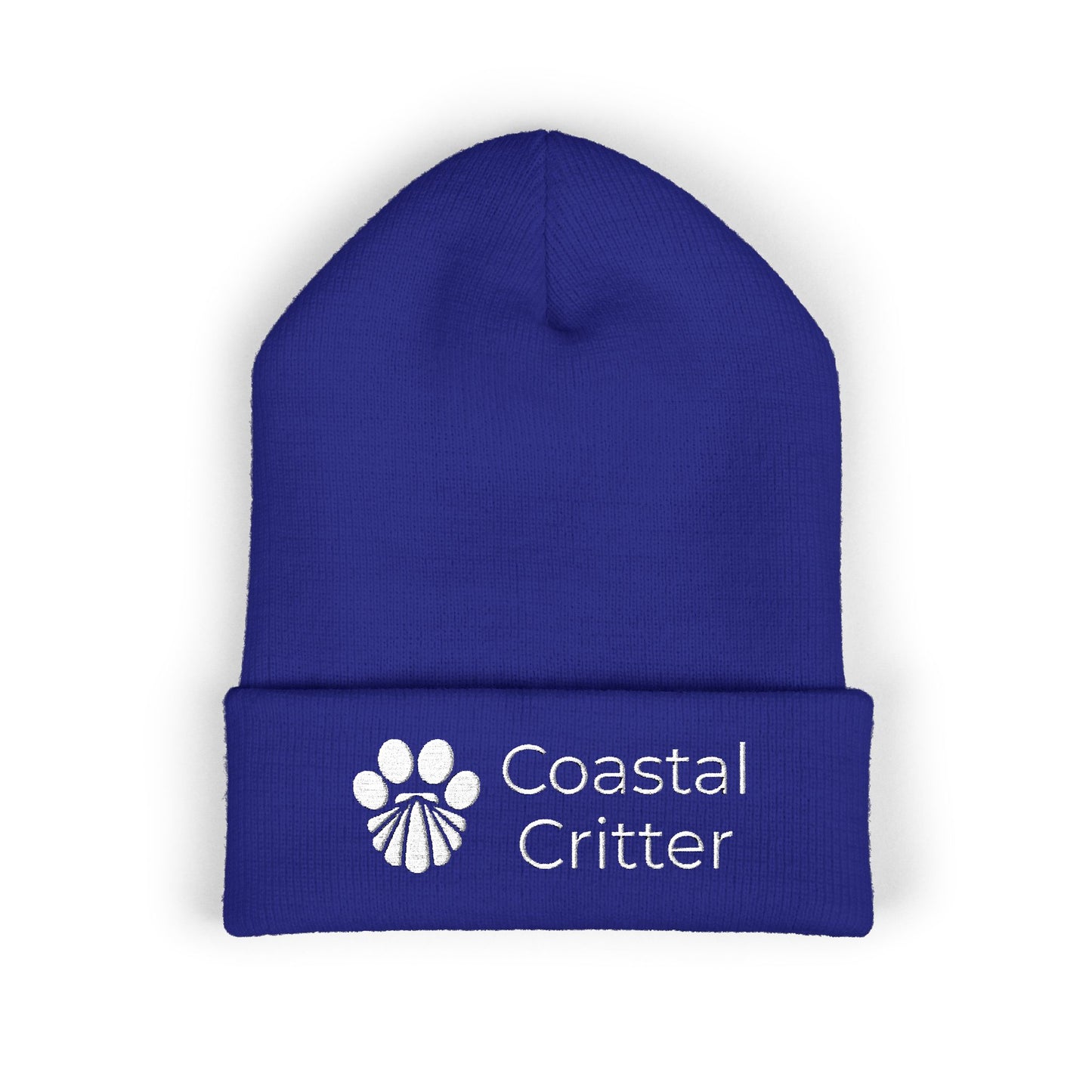 Coastal Critter Classic Cuffed Embroidered Beanie
