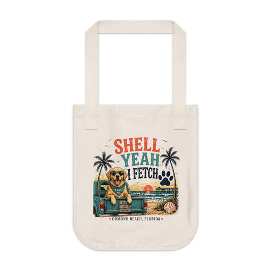 Shell Yeah I Fetch | Coastal Beach Tote