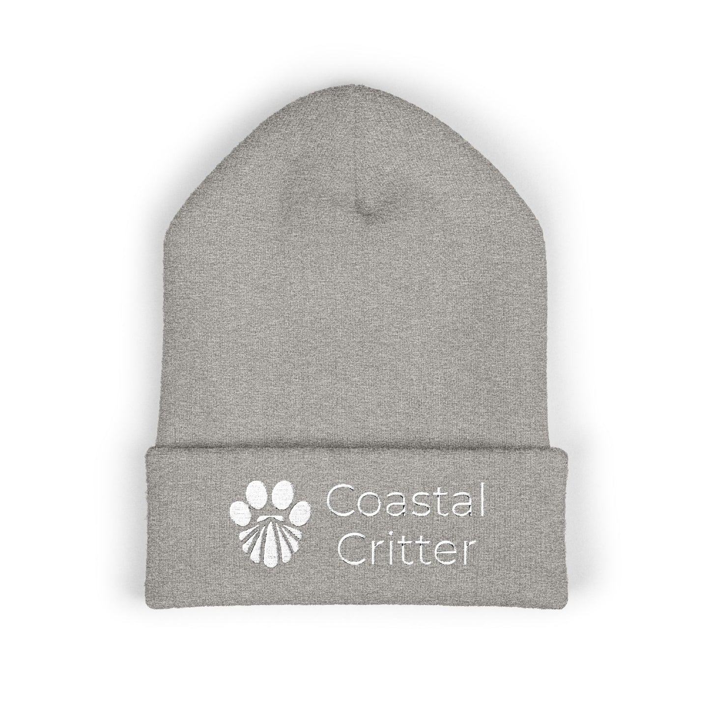 Coastal Critter Classic Cuffed Embroidered Beanie