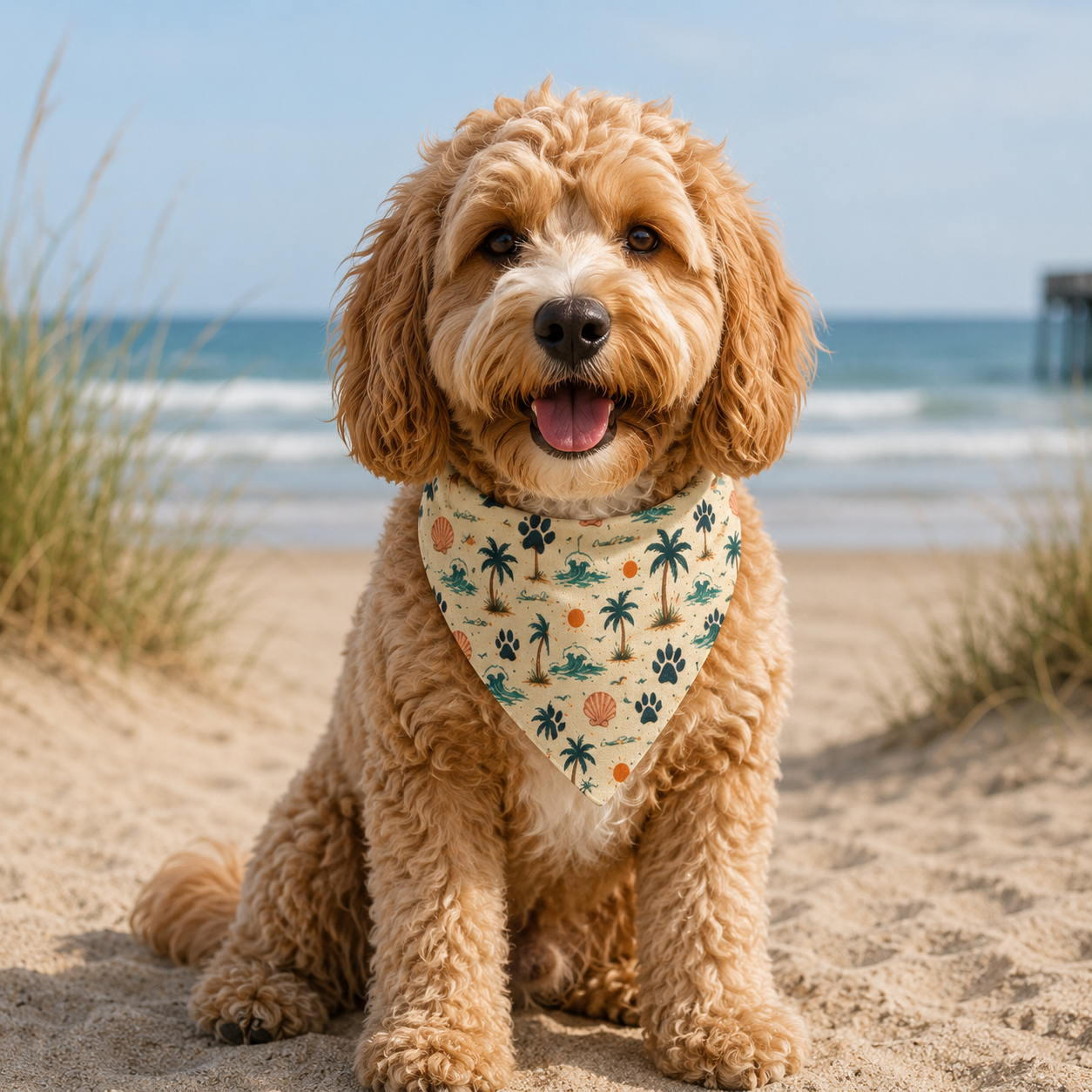 Ormond Beach Dog Life | Coastal Dog Bandana