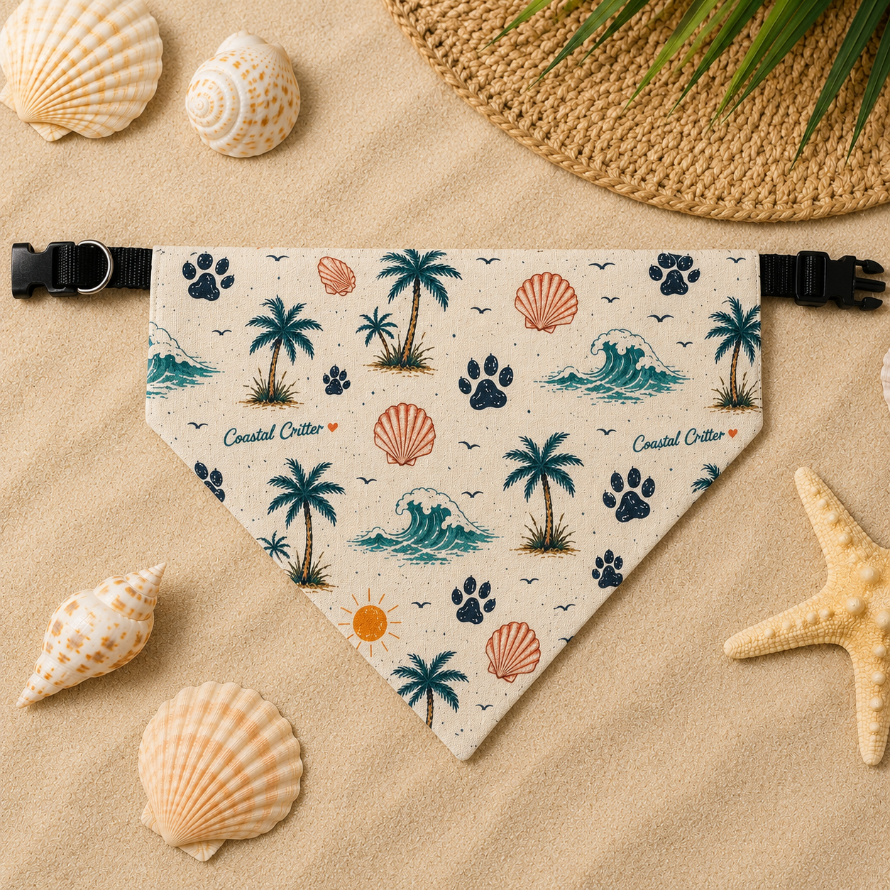 Ormond Beach Dog Life | Coastal Dog Bandana