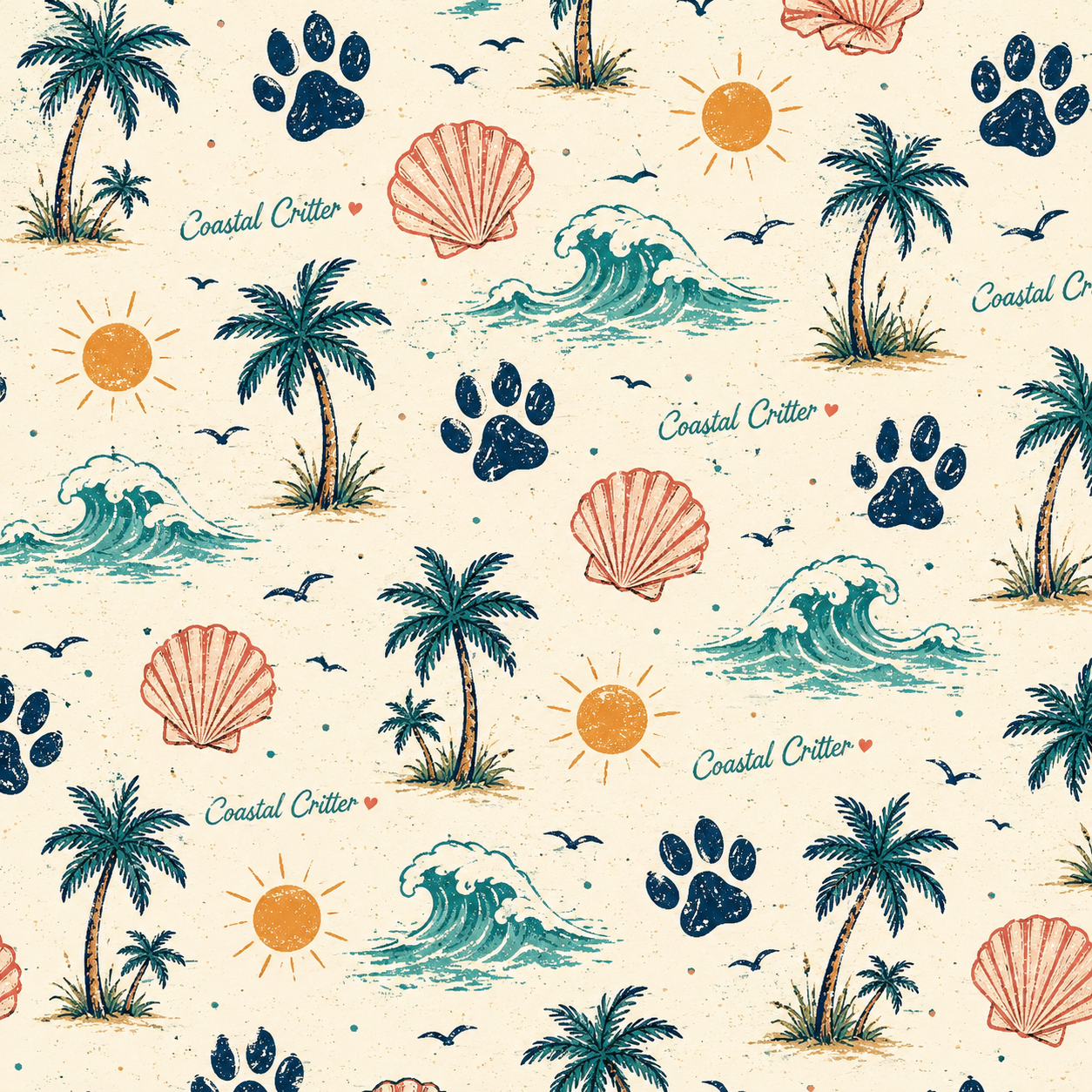 Ormond Beach Dog Life | Coastal Dog Bandana