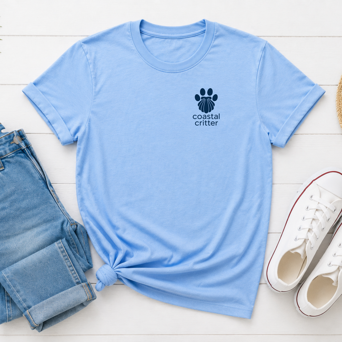Shell Yeah I Fetch | Coastal Beach Dog Tee