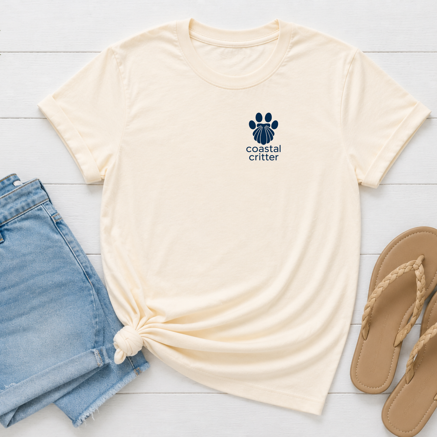 Shell Yeah I Fetch | Coastal Beach Dog Tee