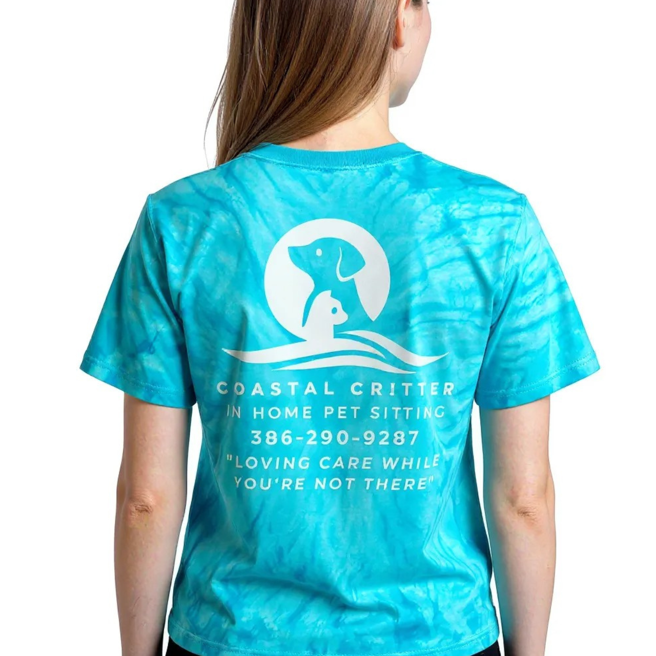 Coastal Critter Tie-Dye Tee, Cyclone Unisex